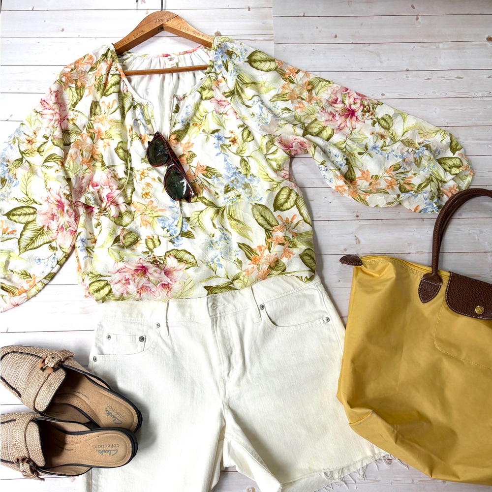 Autres Filles floral blouse